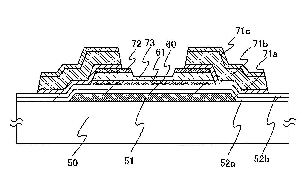 Thin film transistor, display device having thin film transistor, and method for manufacturing the same