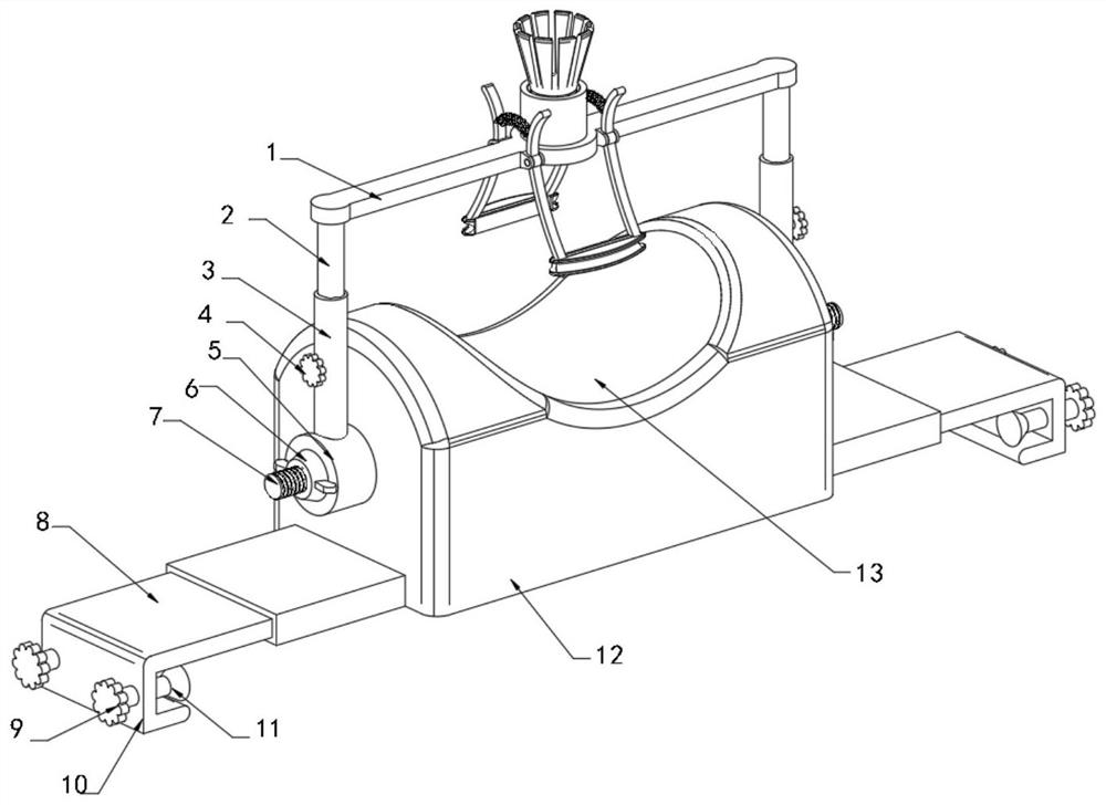 Airway smoothing device for respiratory support in intensive care medicine