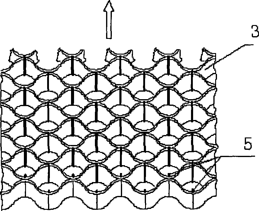 Construction method of geotechnical grid reinforcement bed course and sandstone pile bidirectional reinforced composite foundation