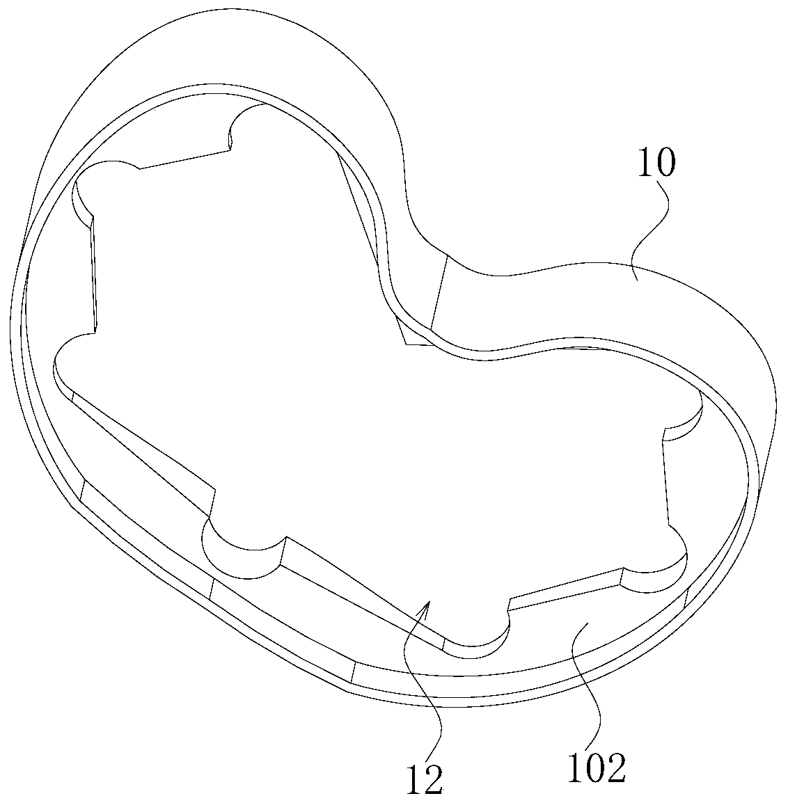 3D force sensor of keen joint prosthesis pad and contact stress measuring method of sensor