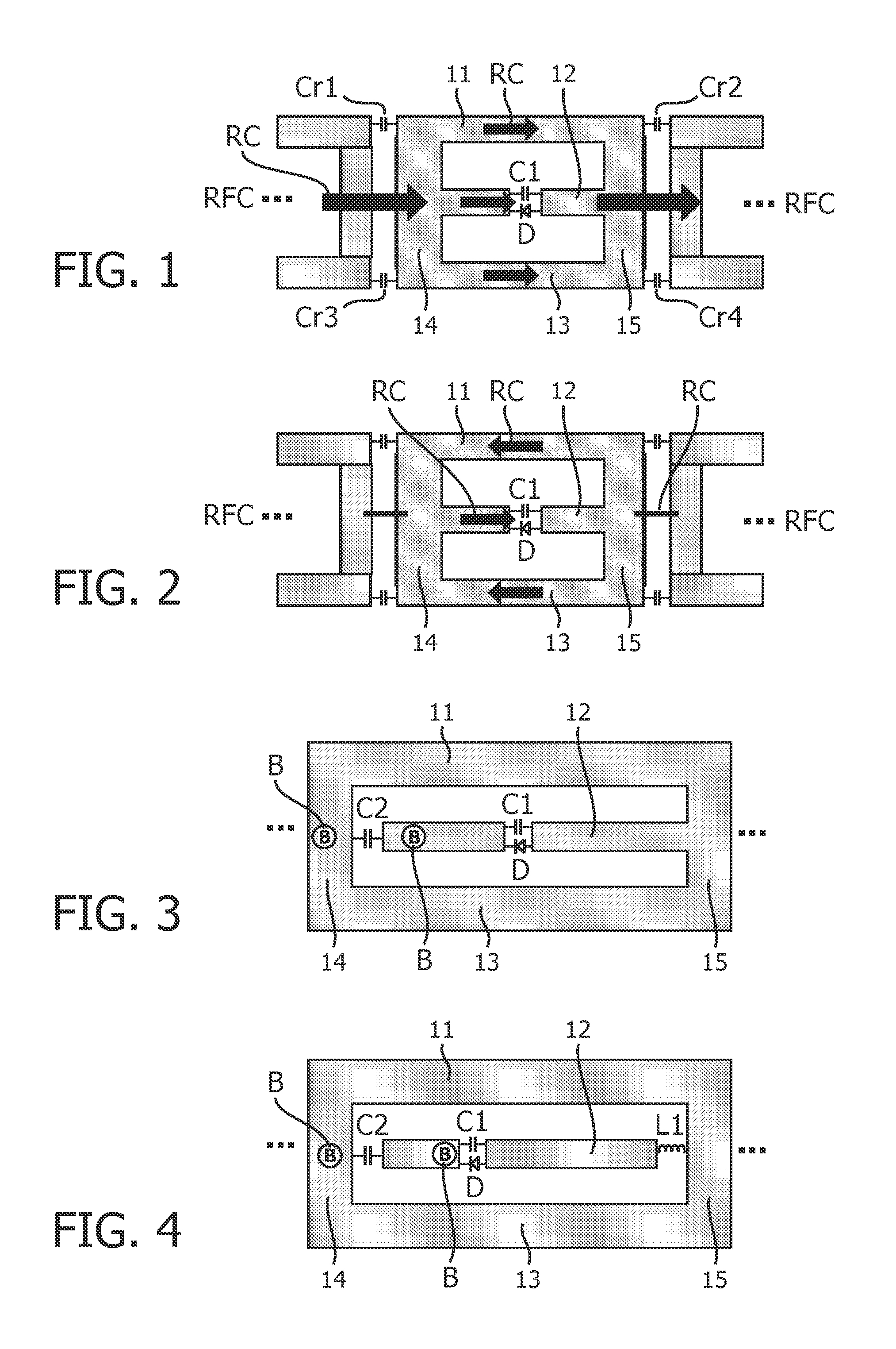 RF antenna arrangement for MRI comprising a trap circuit