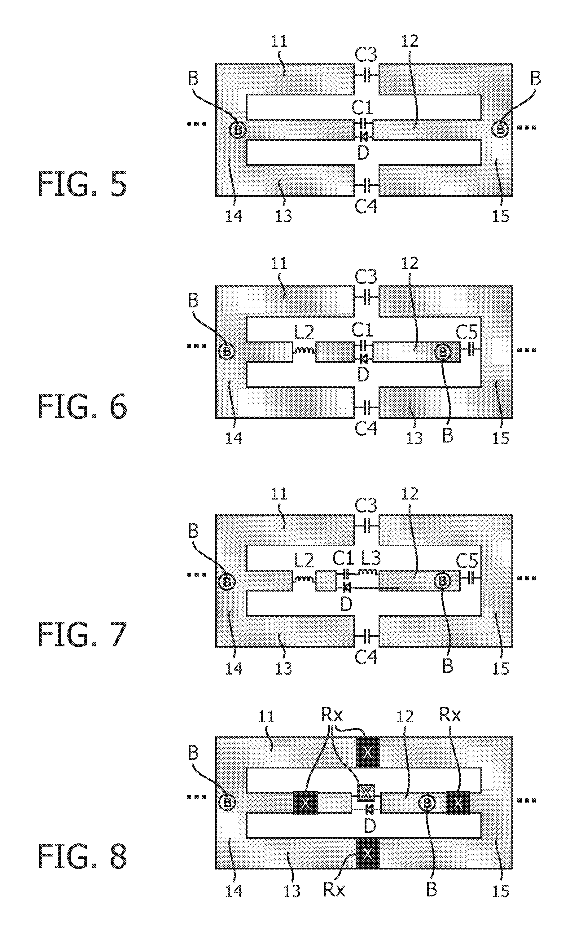 RF antenna arrangement for MRI comprising a trap circuit