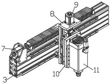 Surfacing welding gantry for glasses plates