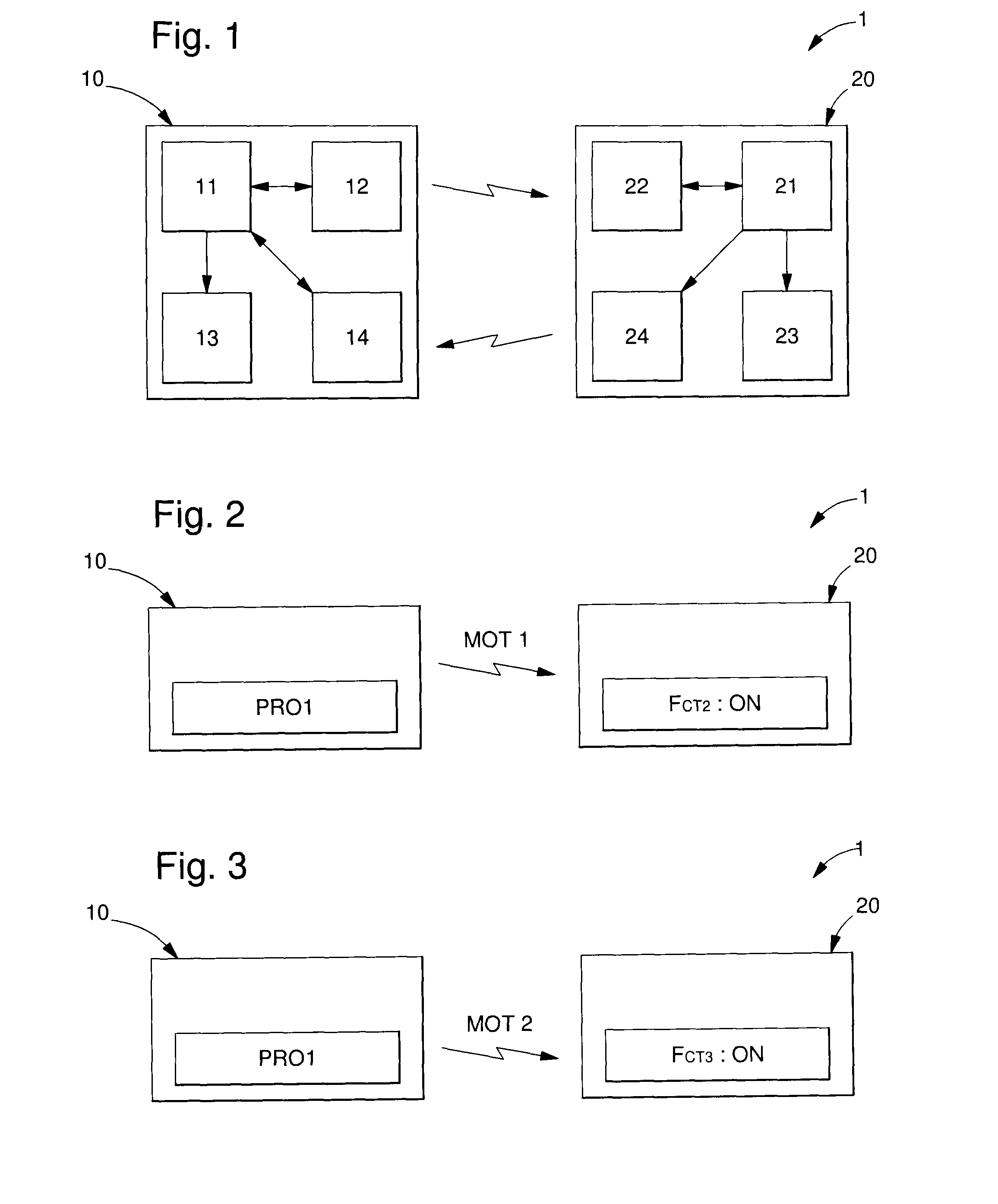 Multi-device system with simplified communication