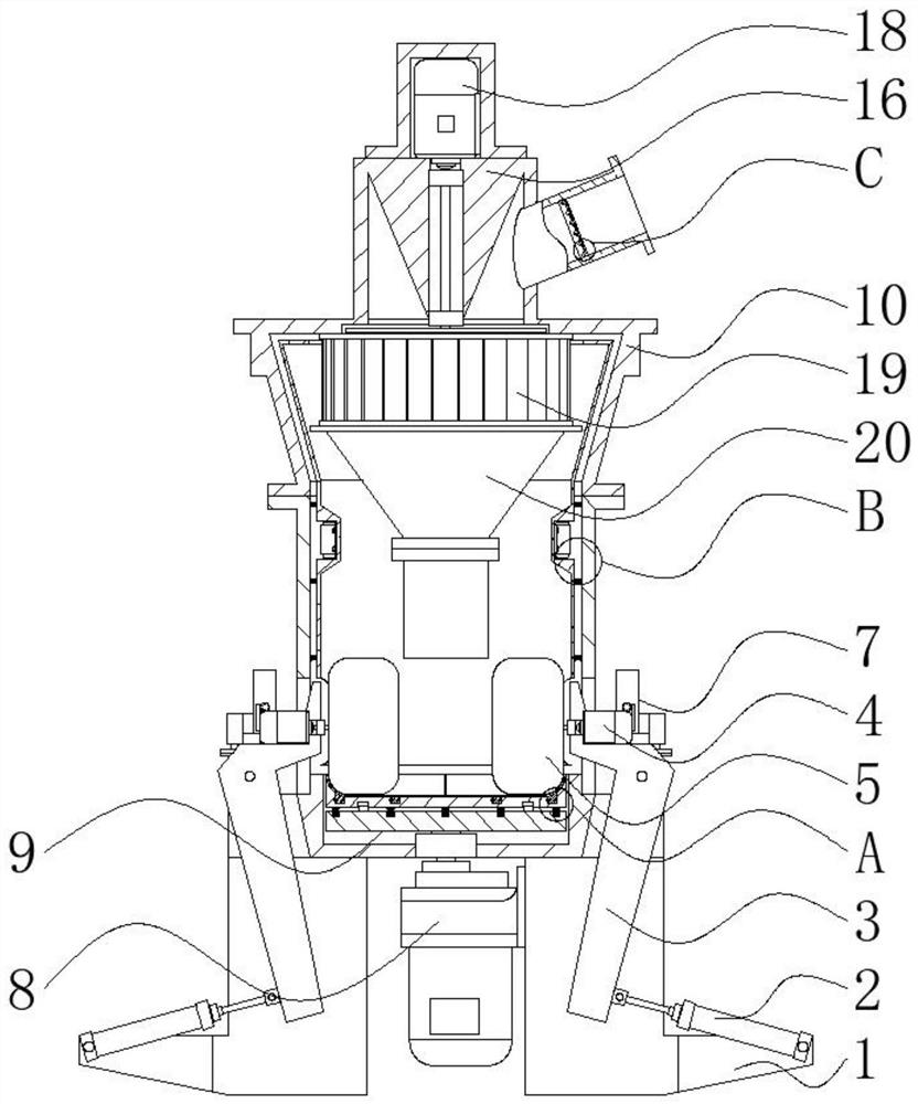 Cement powder manufacturing vertical mill applied to constructional engineering