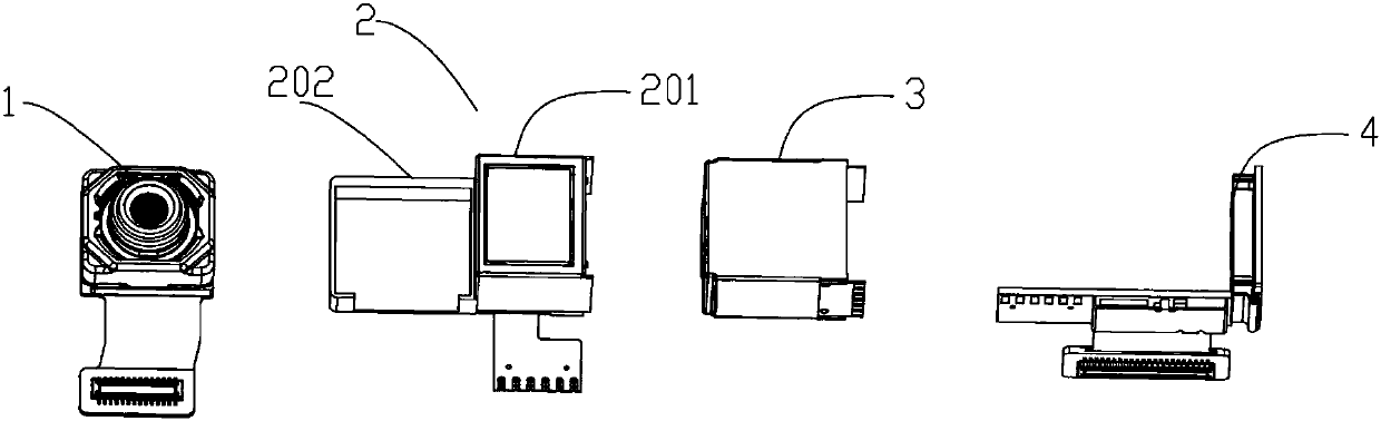 Double-shooting zooming module