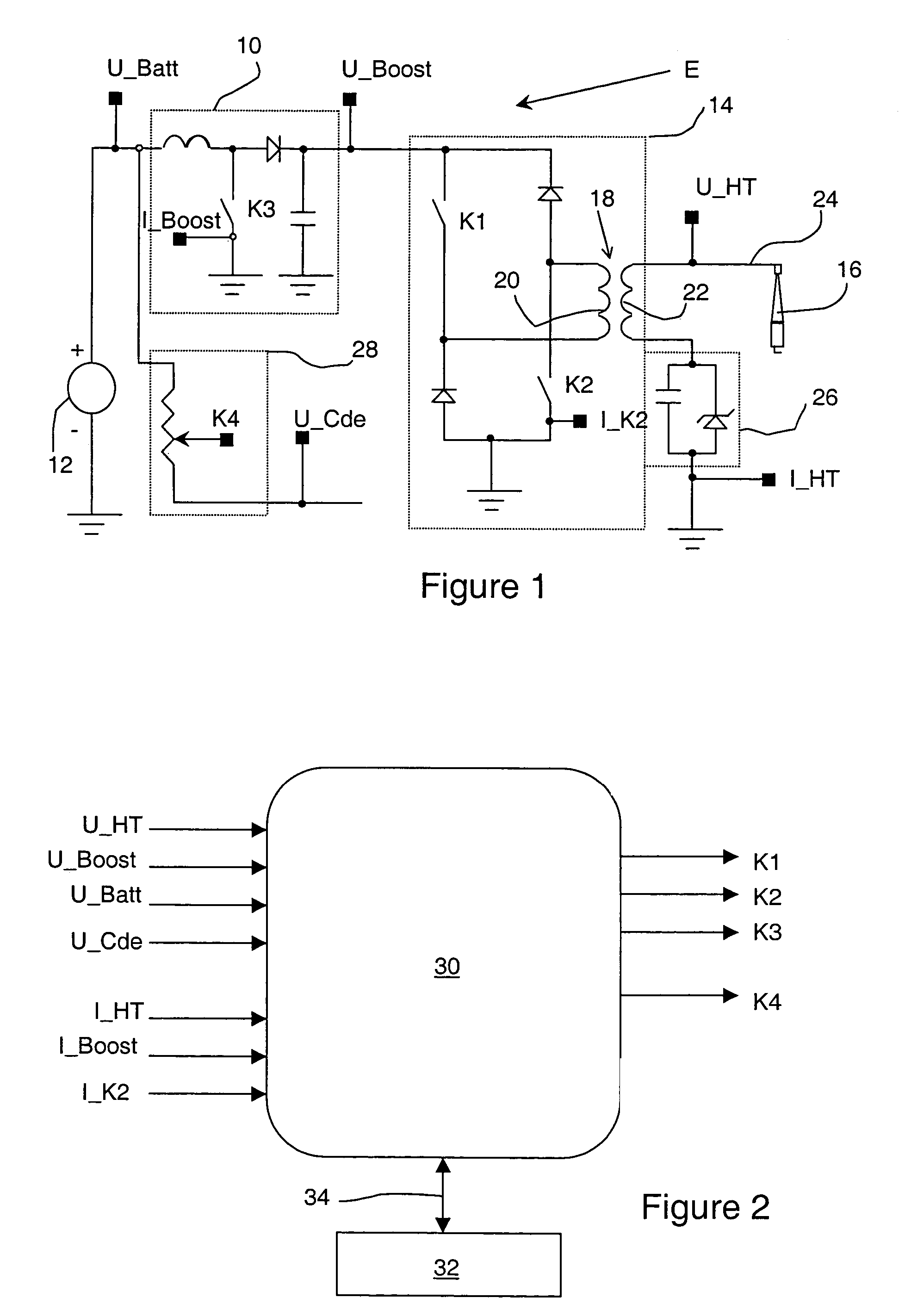 Method for controlling ignition parameters of a spark plug for internal combustion engine