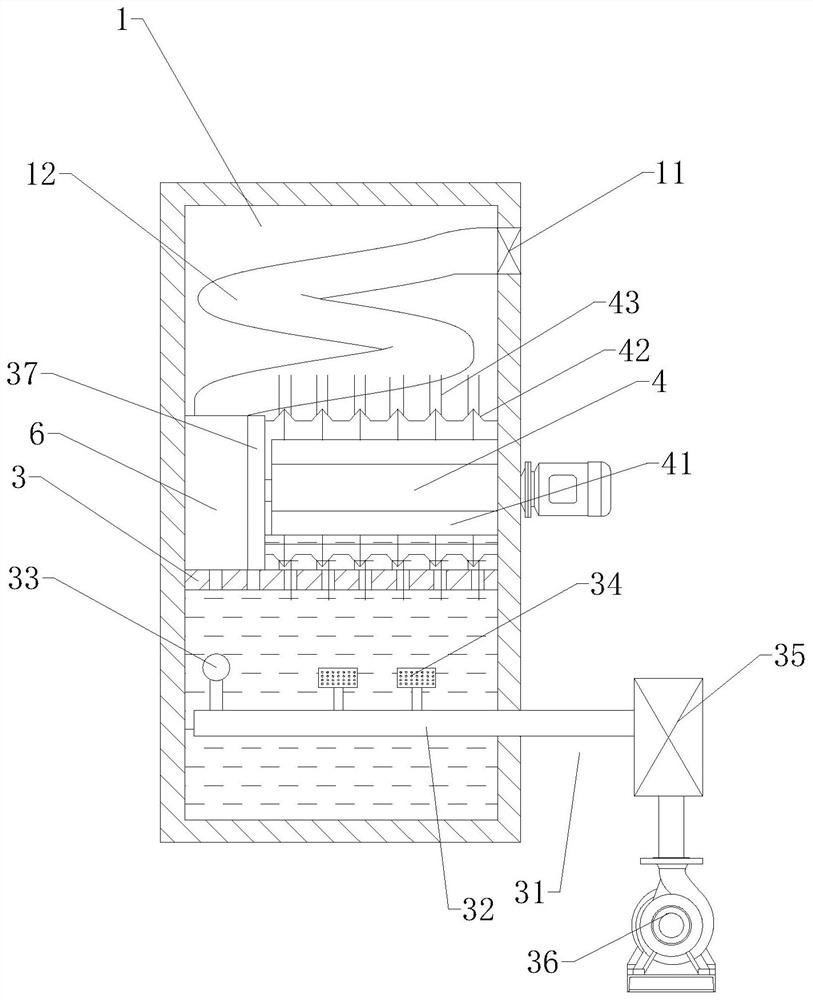 Silk/wool fiber dyeing method and post-dyeing sewage treatment device thereof