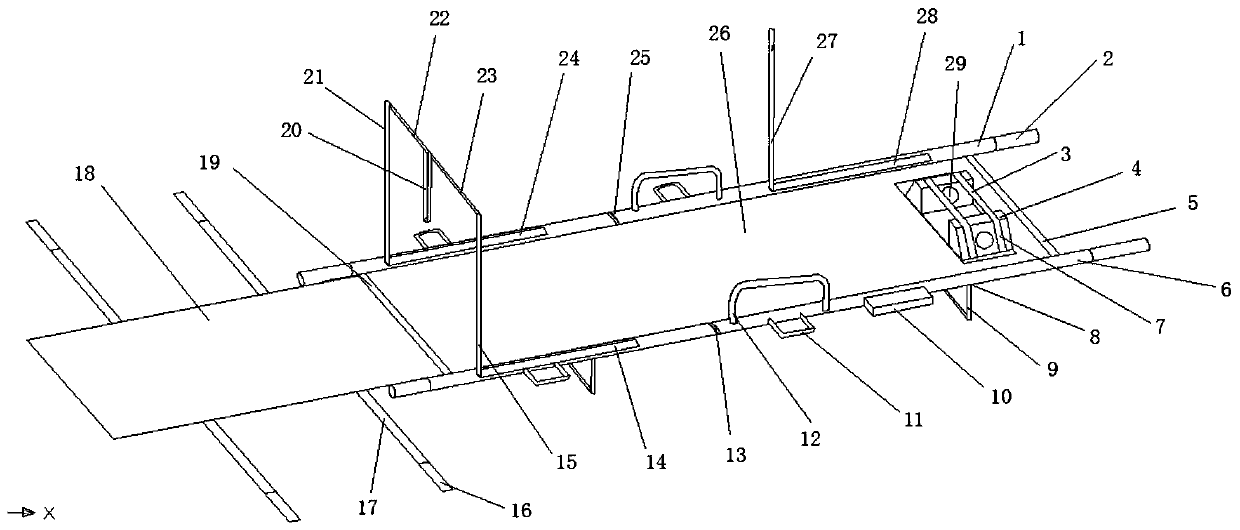 Medical stretcher with protection function