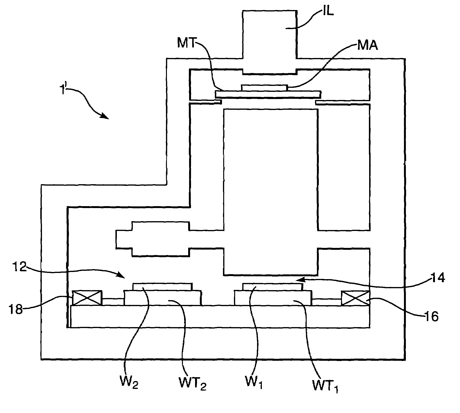 Lithographic apparatus, device manufacturing method, and device manufactured thereby