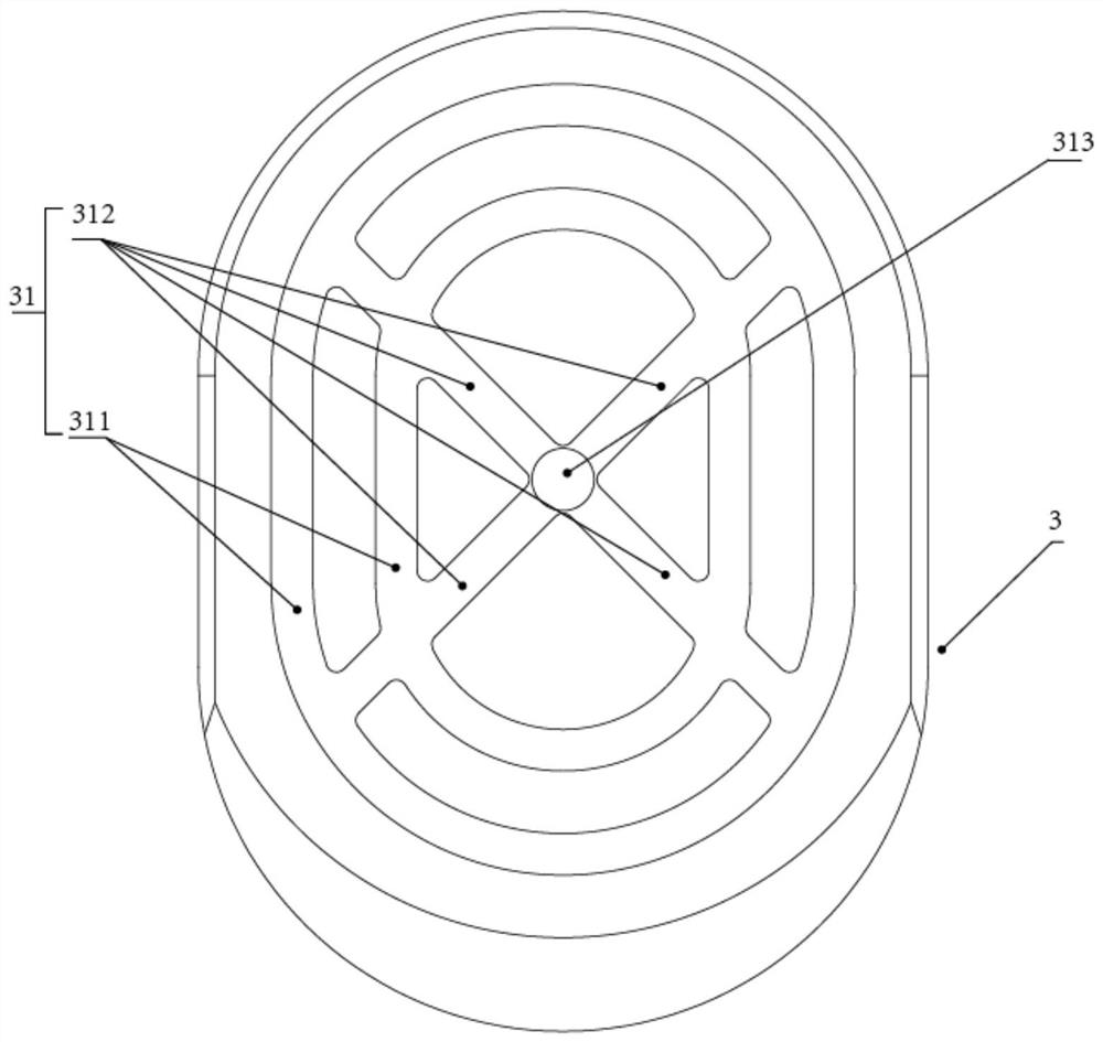 Vacuum adsorption type circular tail end holder