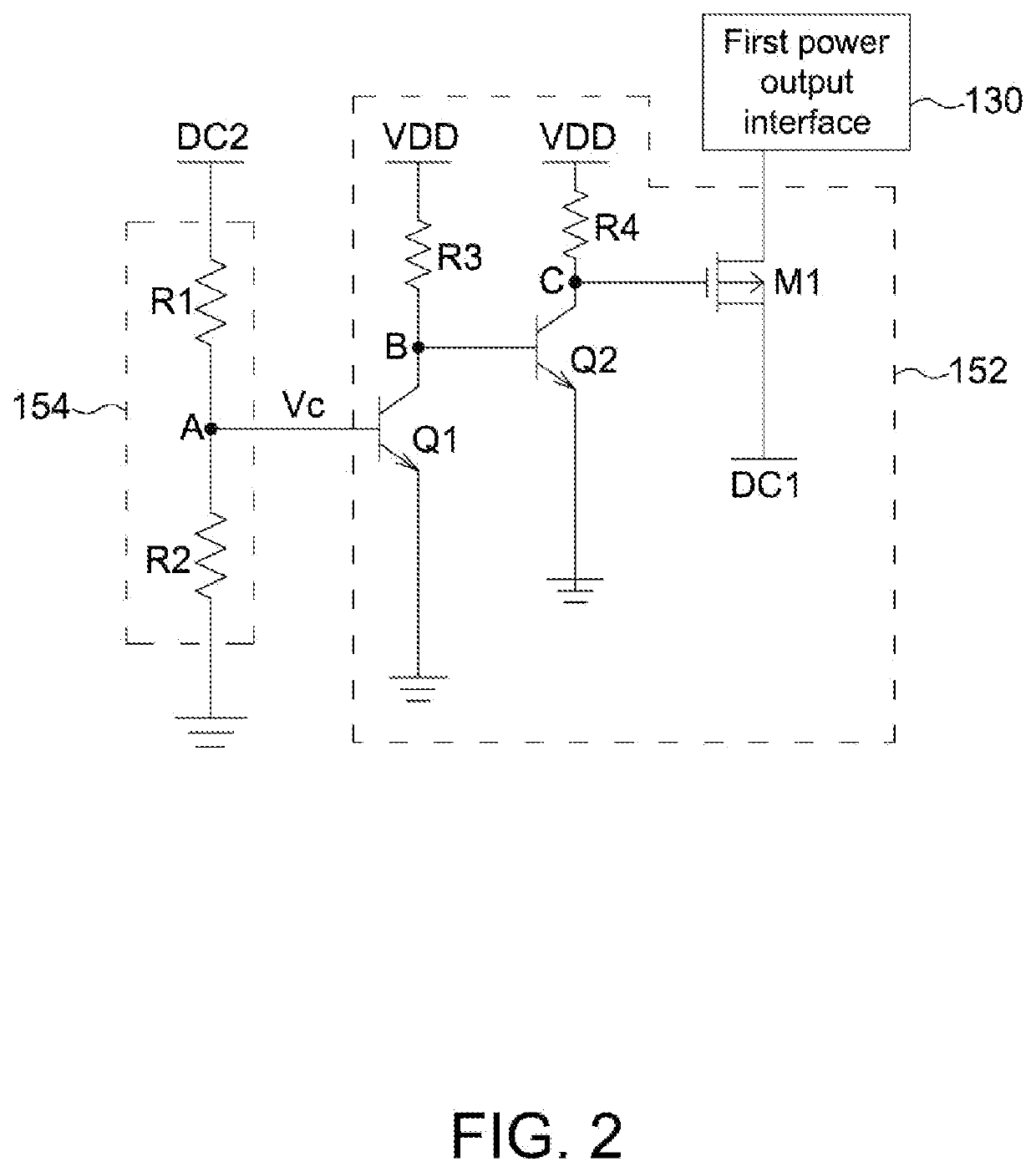 Protection circuit applied to electronic device and associated protection method