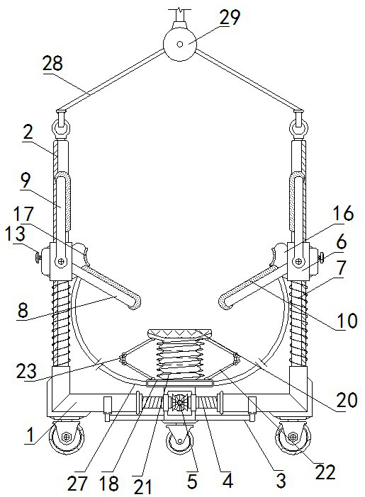 Pipeline self-locking anti-falling lifting appliance and wind pressure resistant support thereof