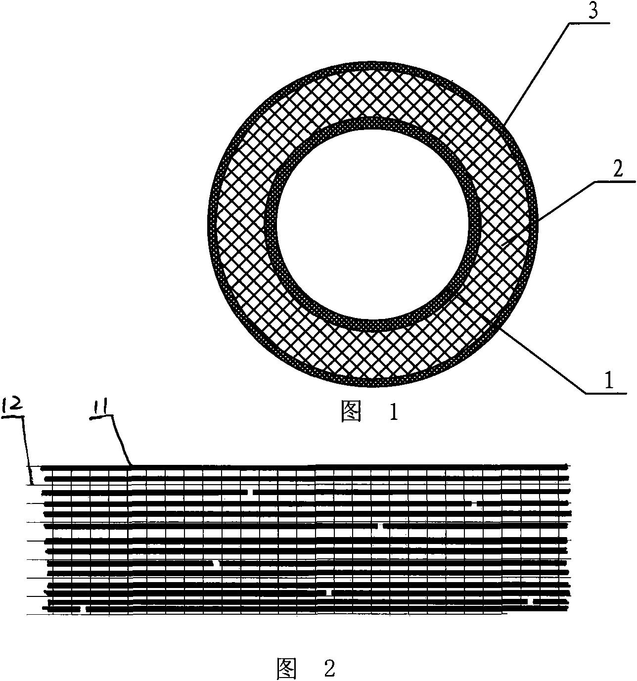 Preparing method of bamboo fiber winding composite tube