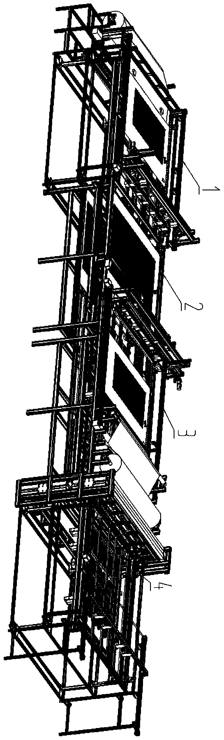 Electric blanket automatic production device capable of producing different types of electric blankets