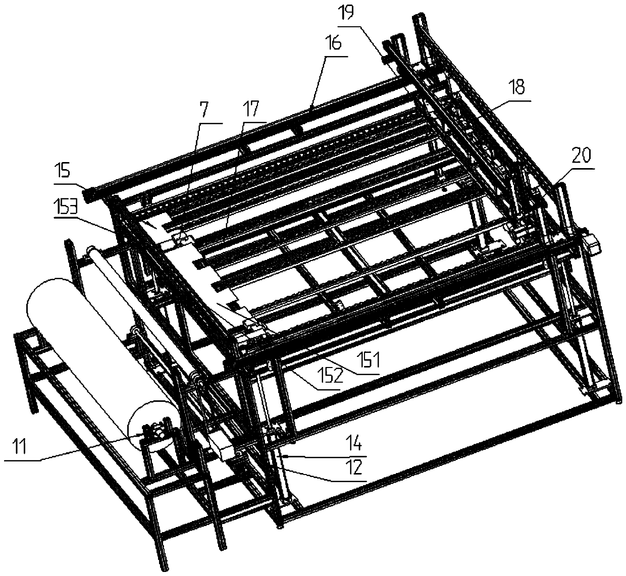 Electric blanket automatic production device capable of producing different types of electric blankets