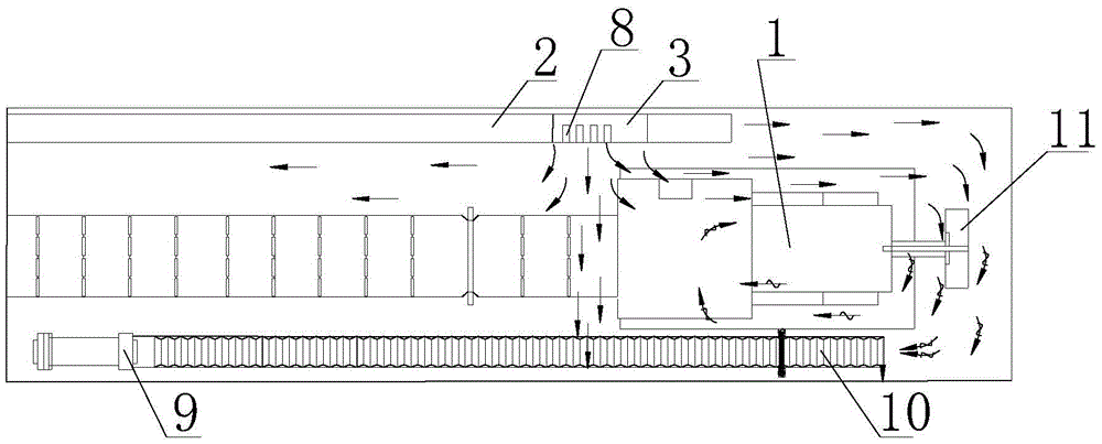 A three-dimensional multi-directional swirling air curtain dust suppression device and method for fully mechanized excavation face