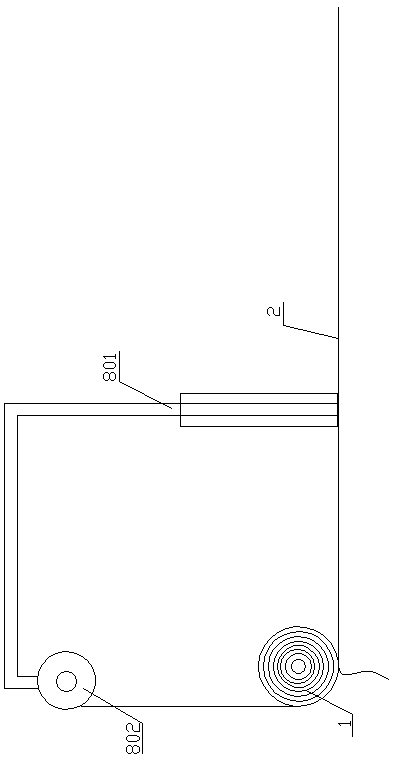 Water retaining curtain and water retaining screen based on deepwater water retaining and release water bottom device and method