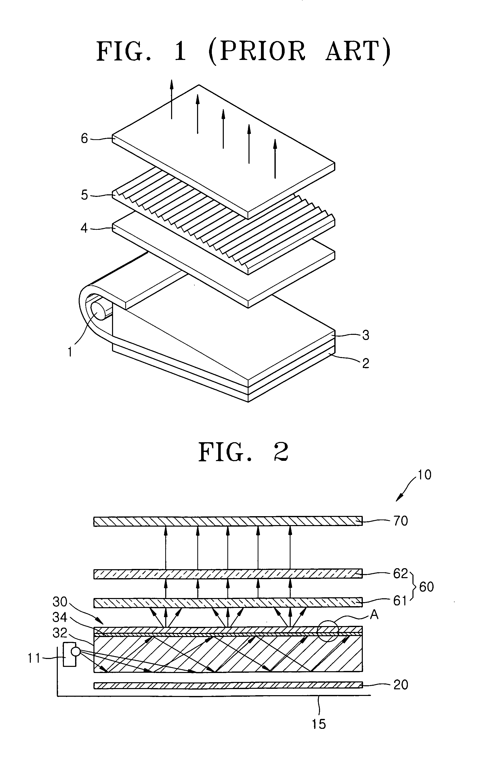 Light guide panel for a back light unit, and method of manufacturing the light guide panel