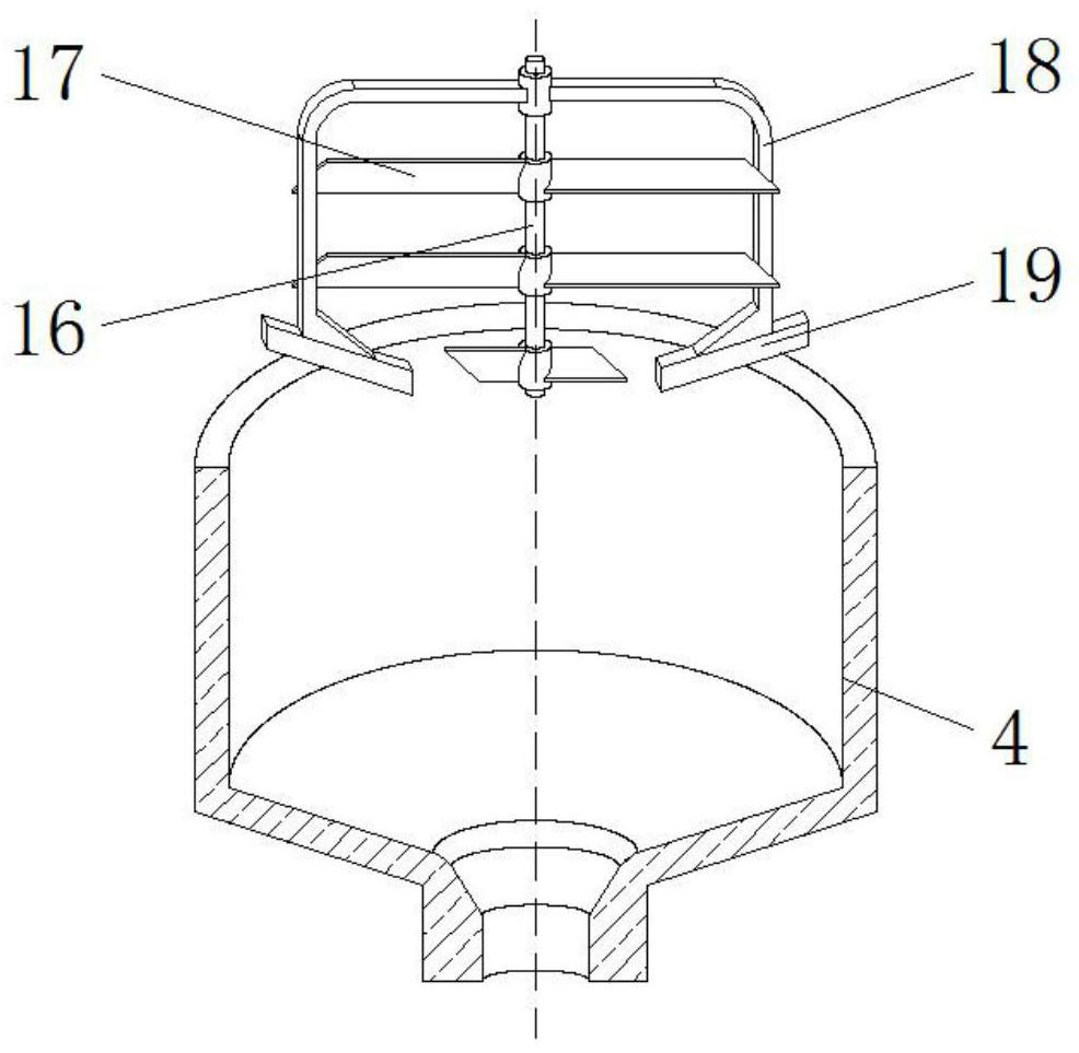 Cement stirring and grouting device capable of continuously supplying slurry