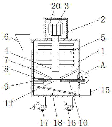 Feeding device for breeding pigs