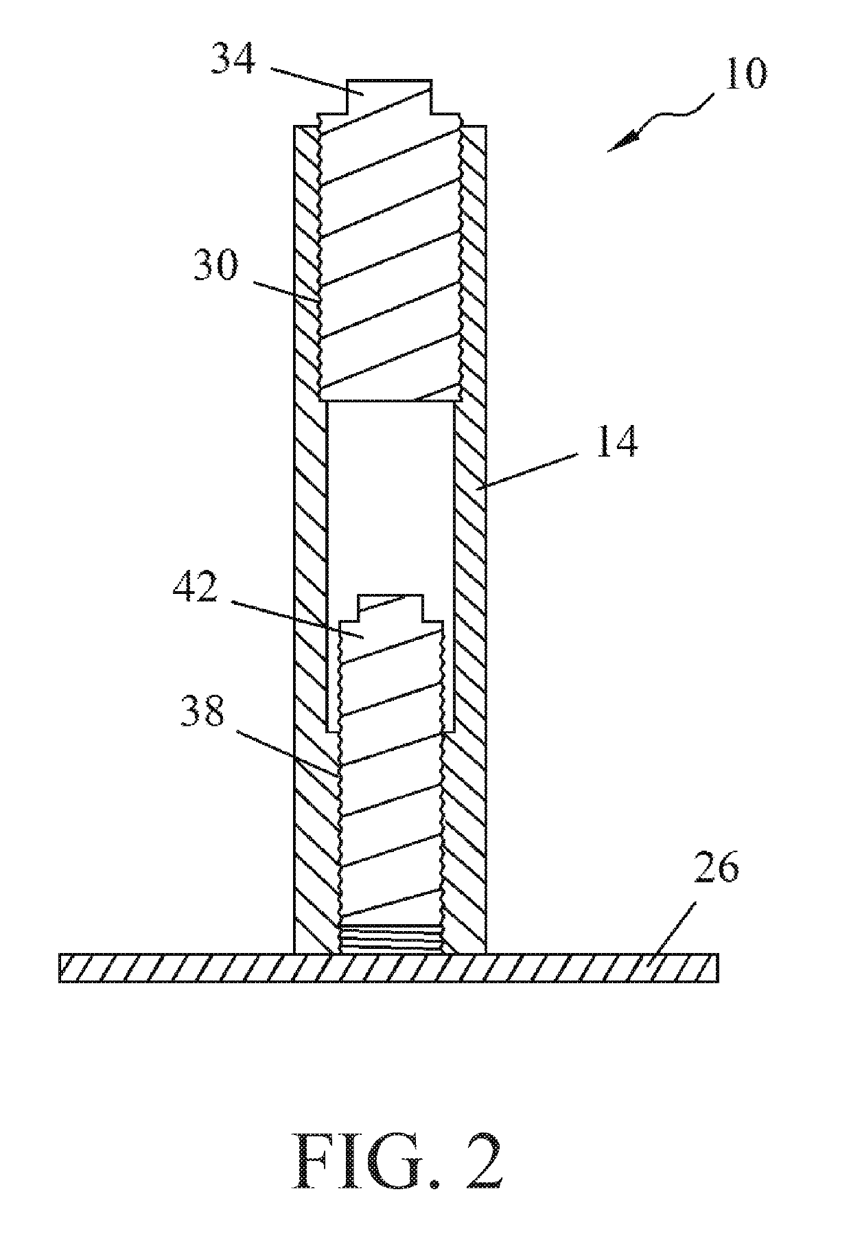 Lifting and leveling insert for a precast concrete slab