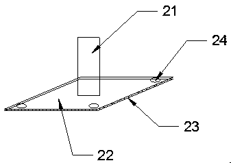 Installation support frame of switch cabinet