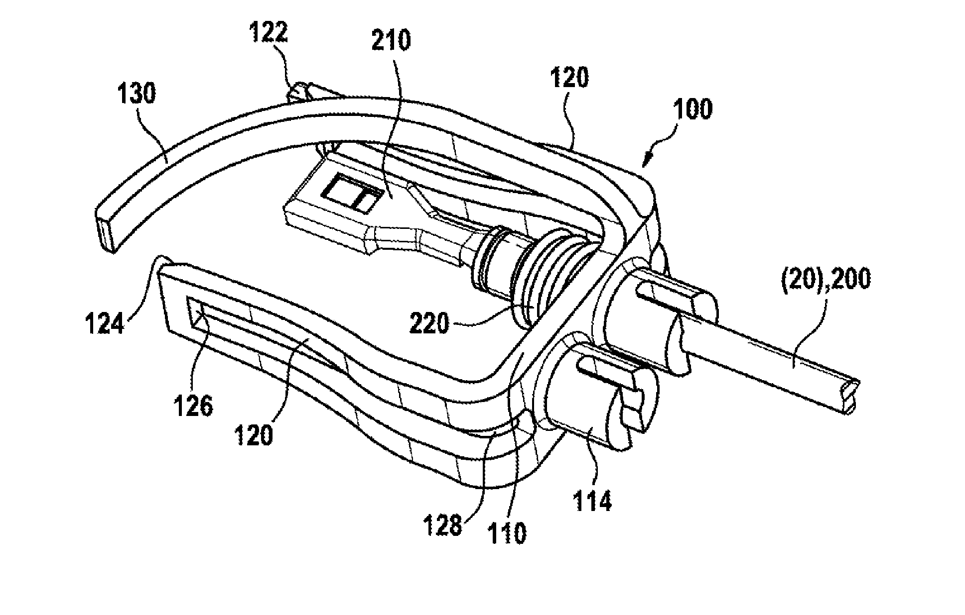 Electrical clip connector, electrical clip connection and also ready-to-use electrical cable