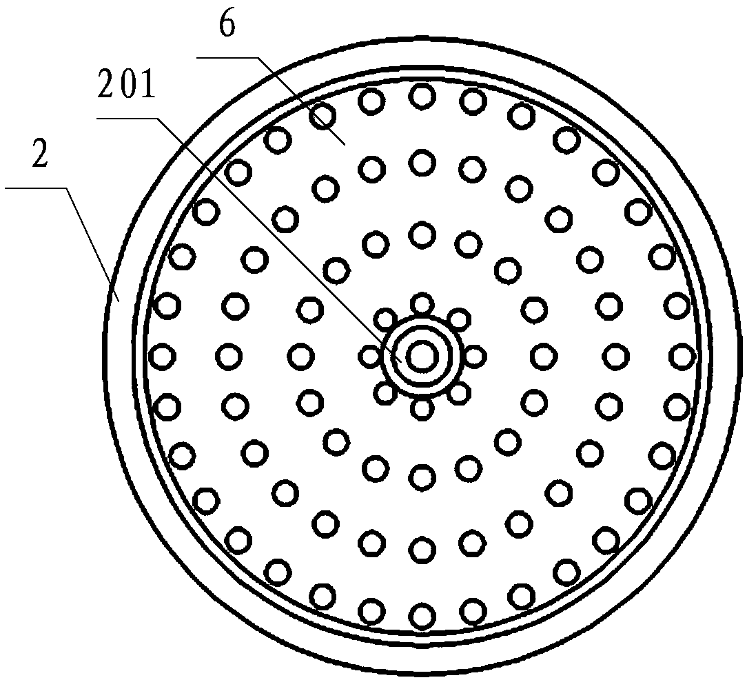 Integrated injector of liquid rocket engine