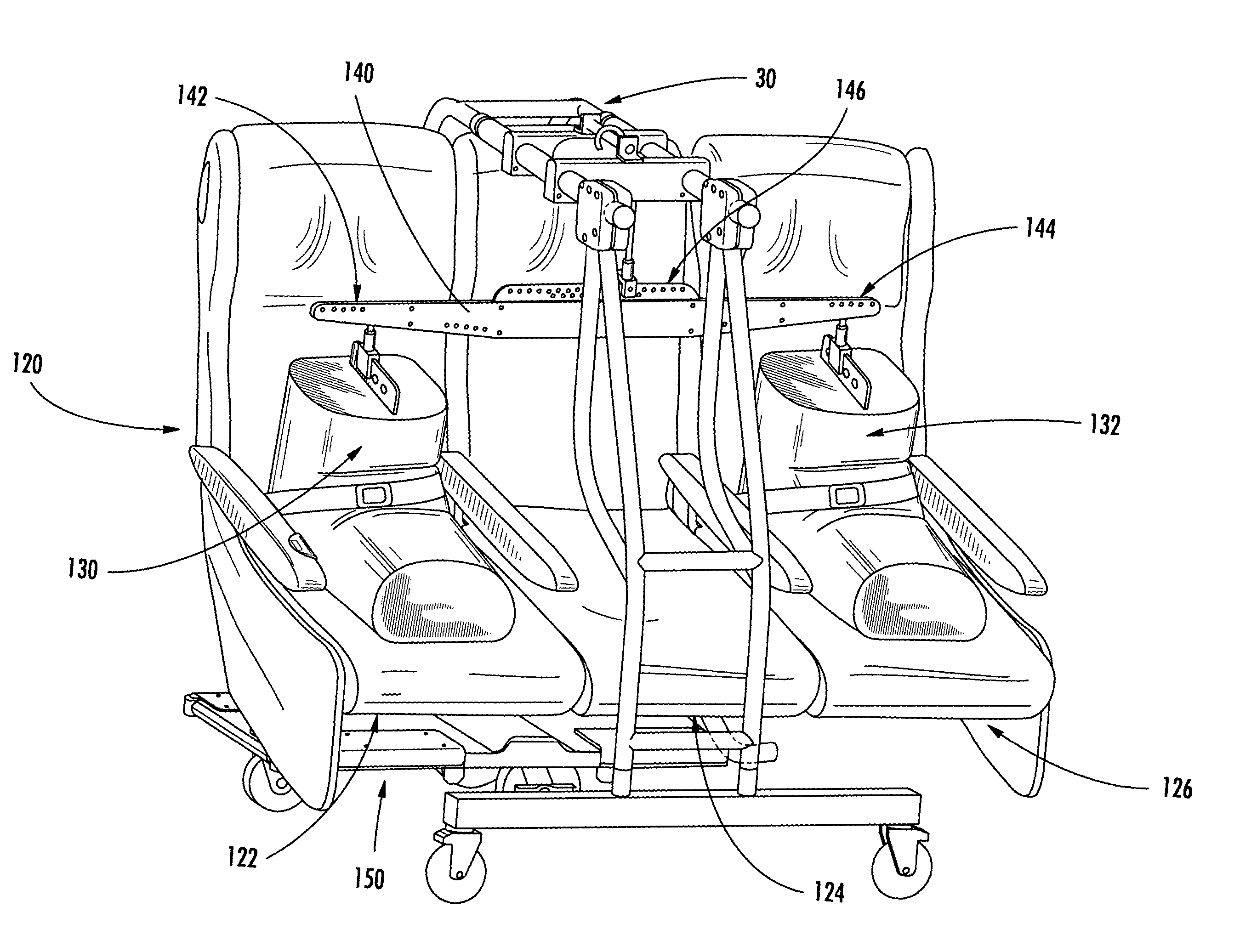 Seat gantry