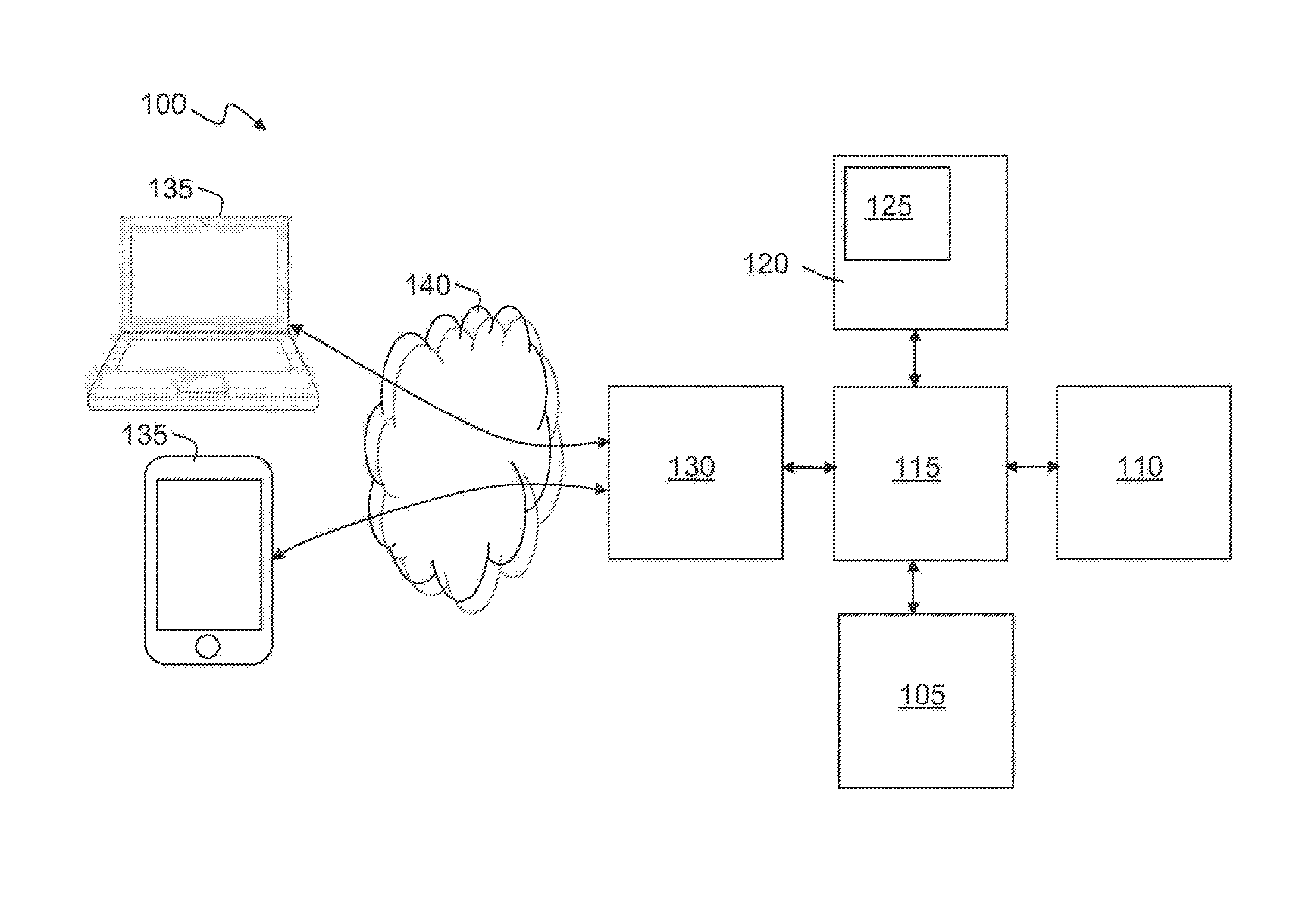 Method and system for displaying an area