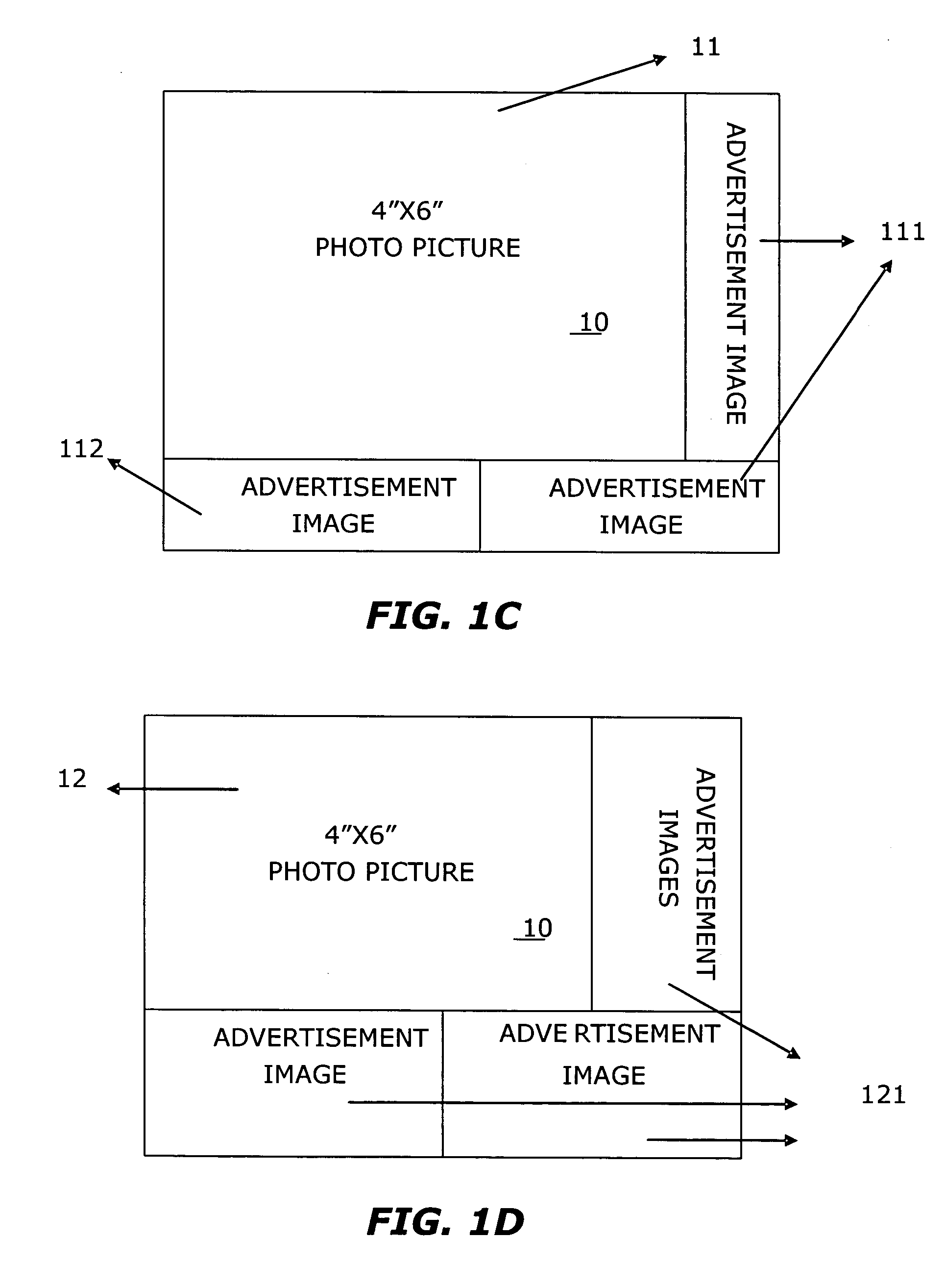 Method and system for distributing consumer photograph-based advertisement and/or information