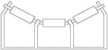 Spherical carrier roller for material conveying belt