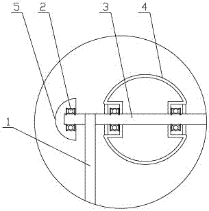 Spherical carrier roller for material conveying belt