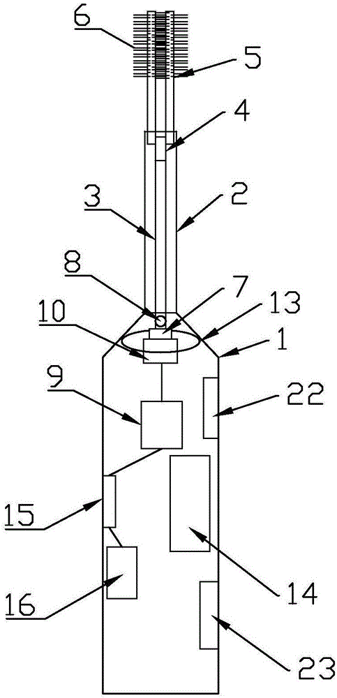 Toothbrush with force control function