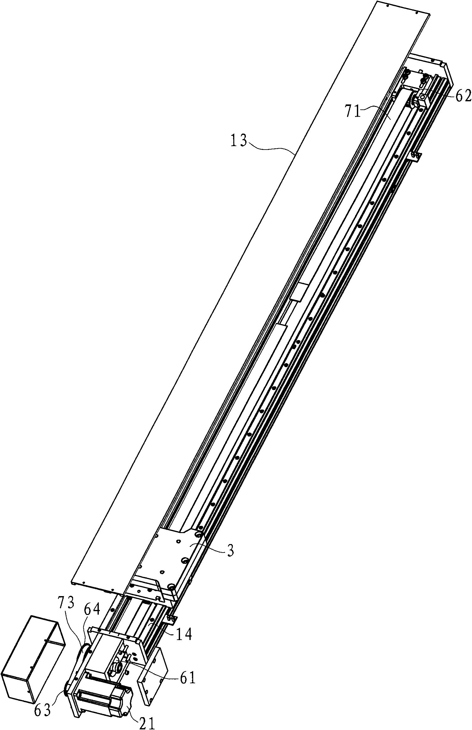 Transfer machine and flocking removing and drying system with same