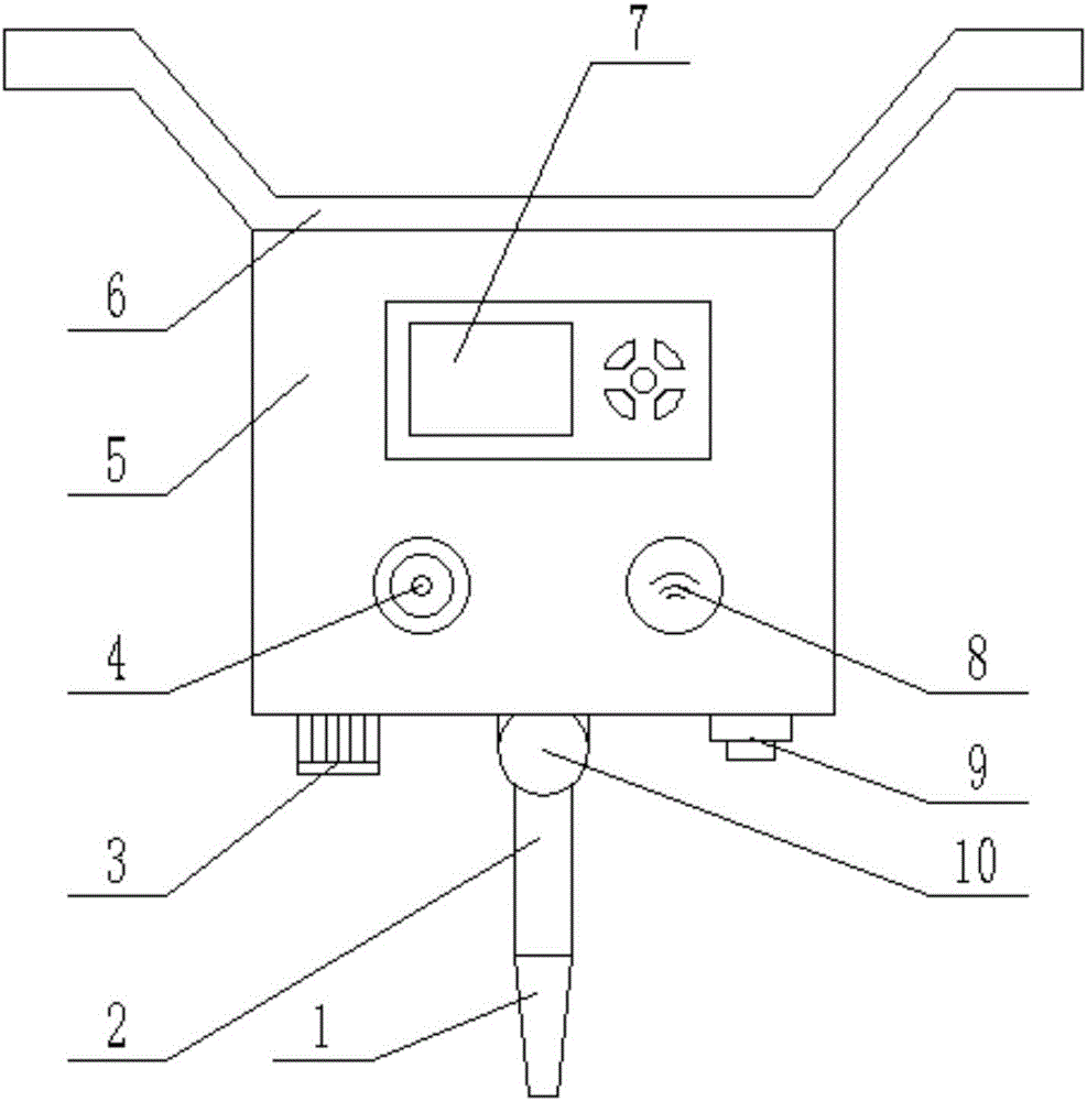 Novel automatic fire detecting and extinguishing device for machine room