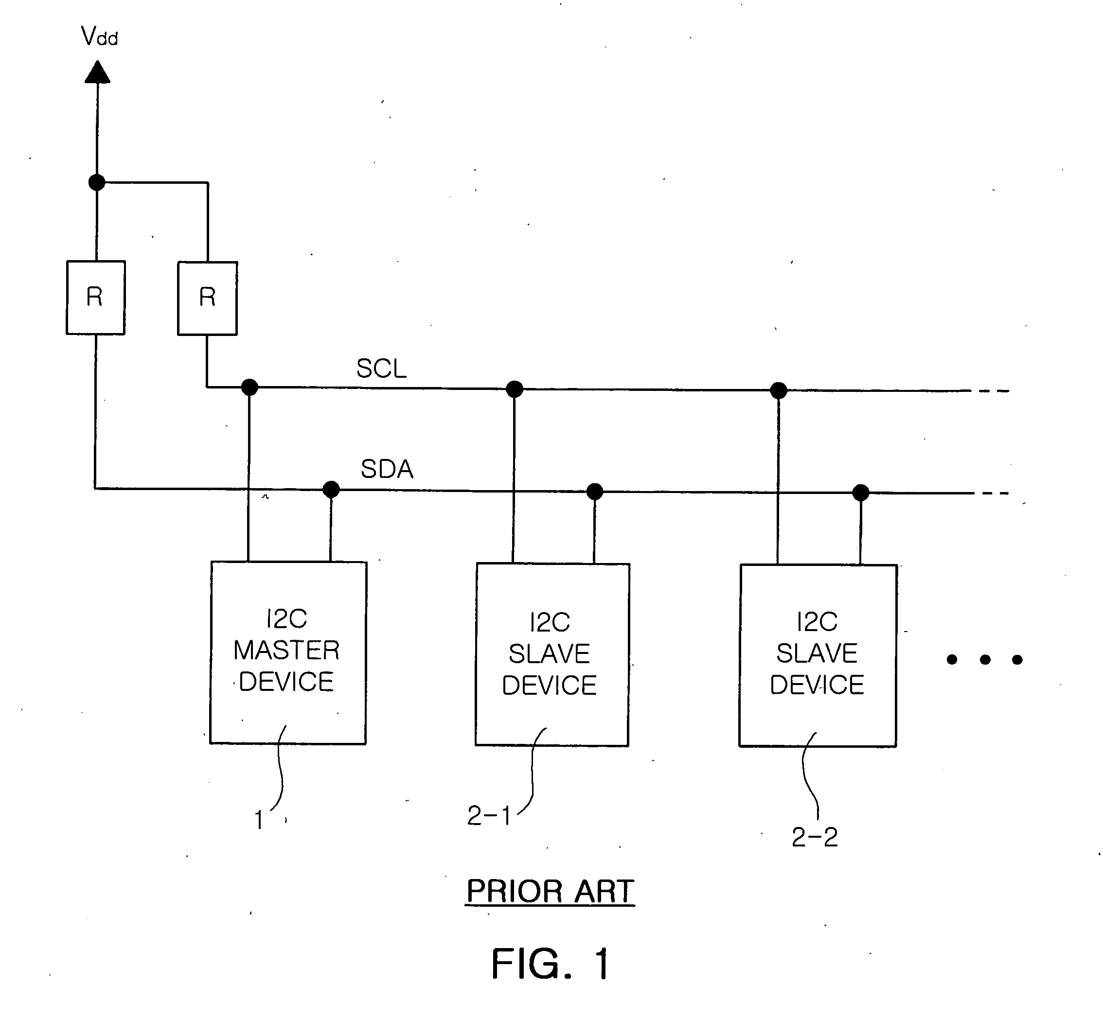 Camera module for communicating through I2C method