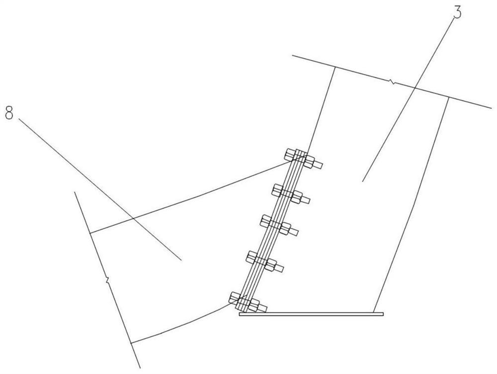 Restoration method of inverted arch in operating tunnel