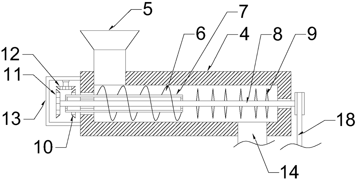 Feed mixing apparatus with uniform and high-efficiency heating function