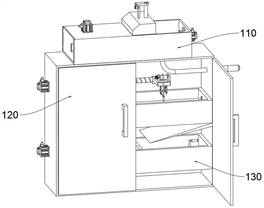 Multi-sorting type garbage and waste recovery equipment in building construction