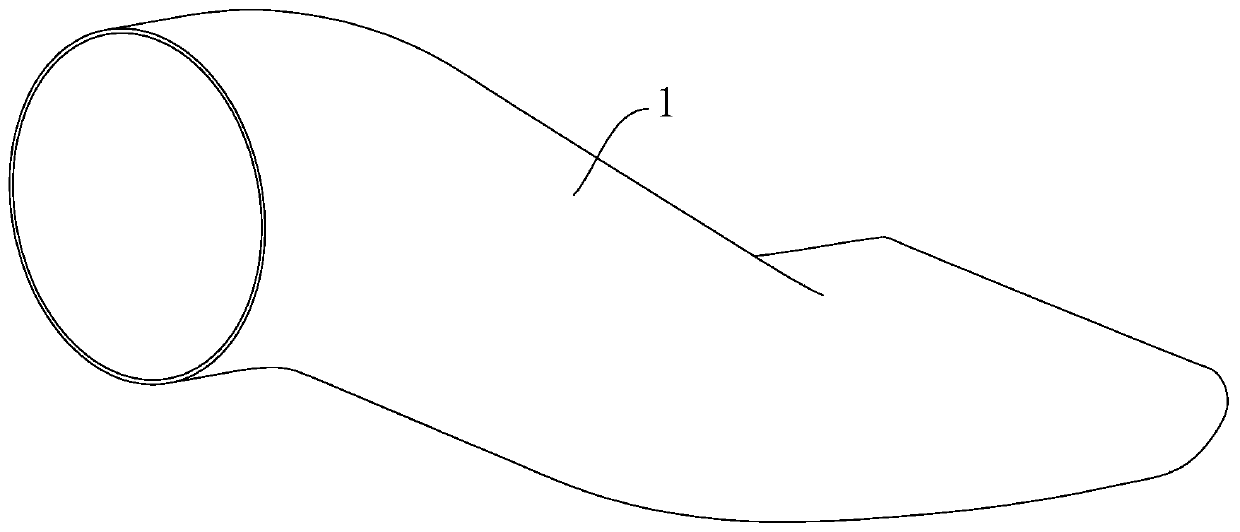 Forming method for variable cross-section hollow-structure composite part with high-precision inner surface