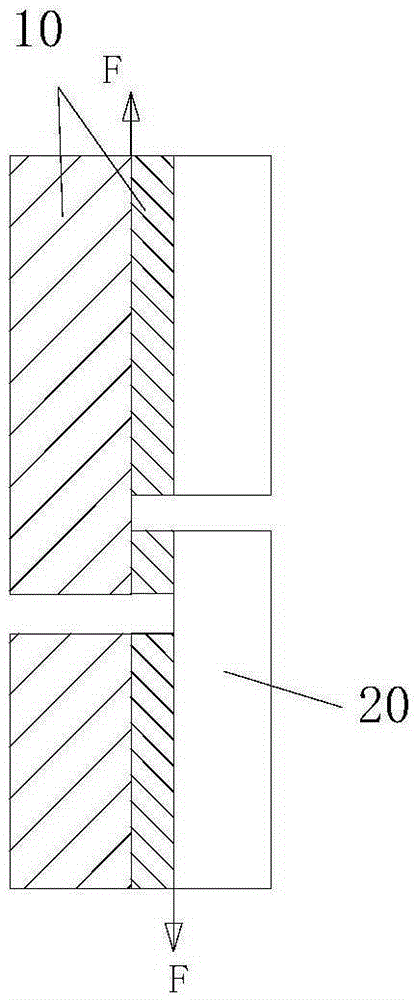 Method for detecting interface bonding strength of composite materials