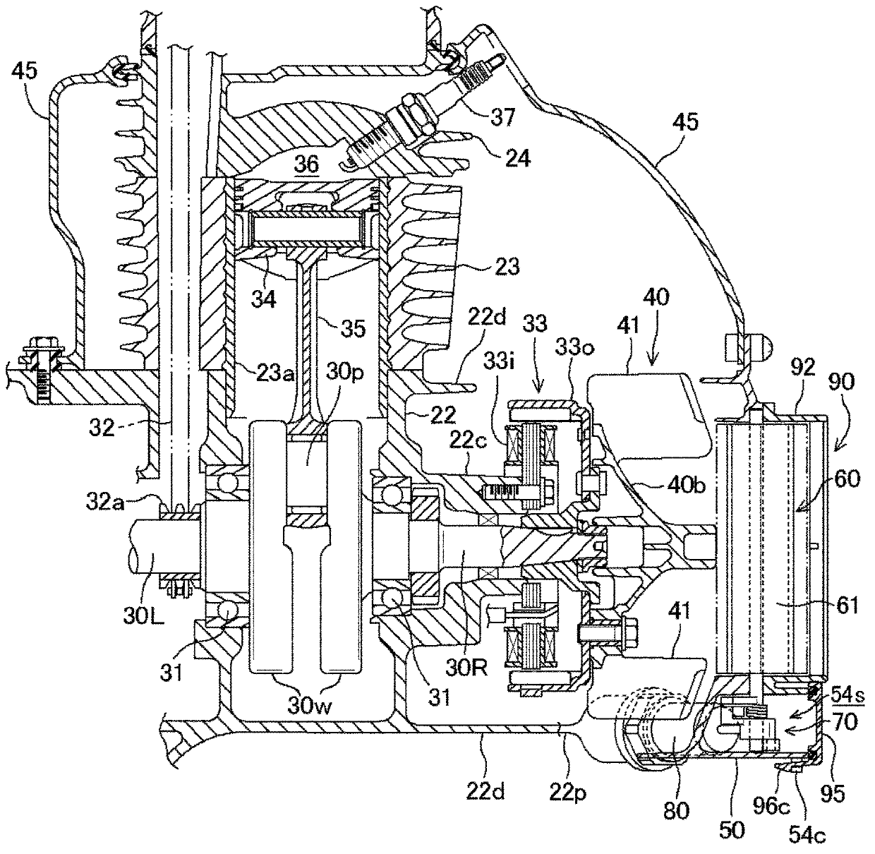 Cooling device for internal combustion engine