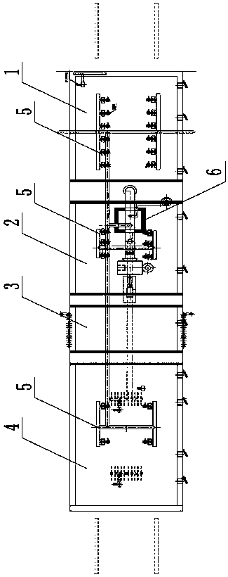 Flame vortex type cast tube annealing furnace and annealing method