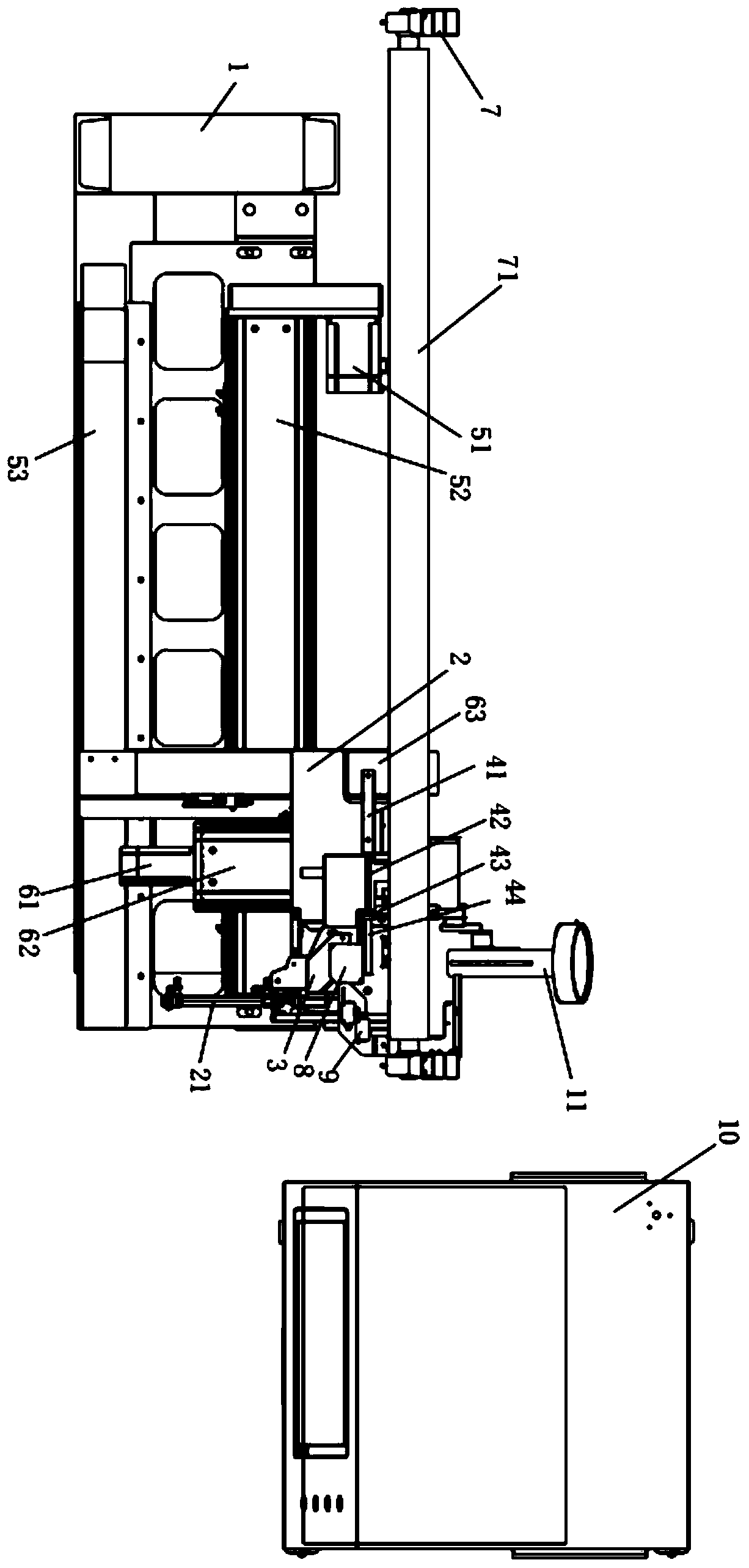 Follow-up ink-jet printer