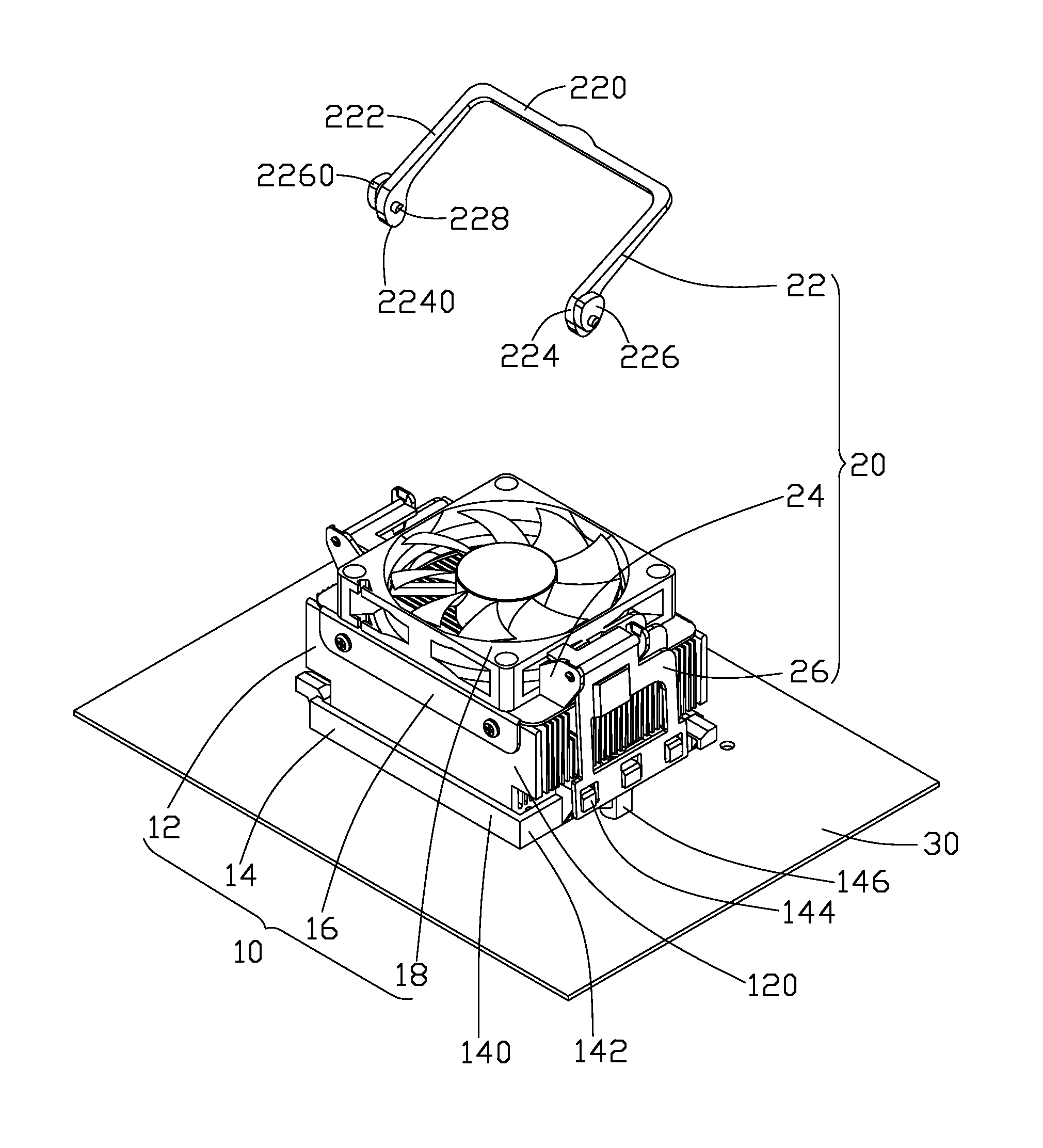 Heat dissipation assembly