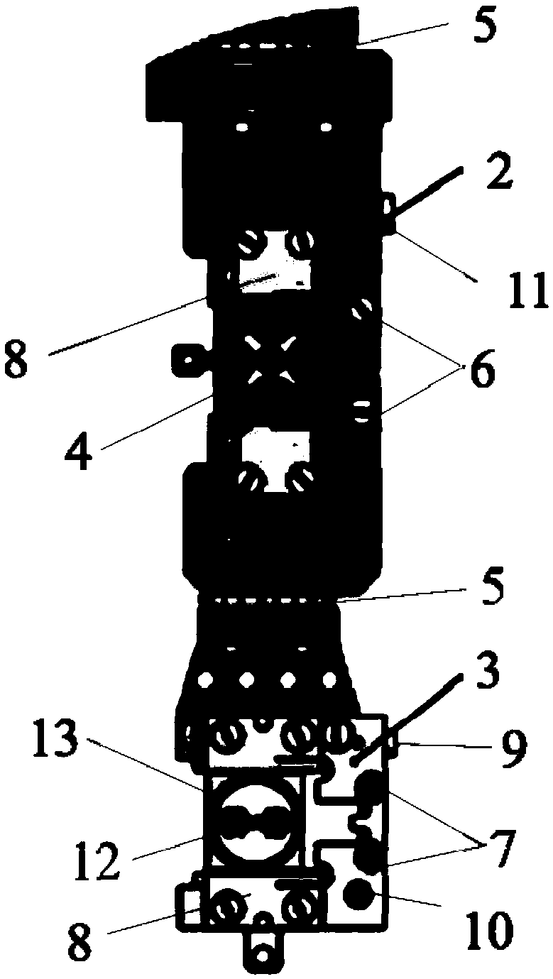 Vacuum interconnected surface analysis device and using method thereof