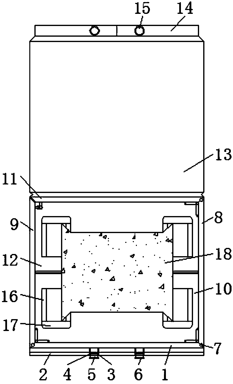 Multilayer real-time composite corrugated board express packaging box and preparation method thereof