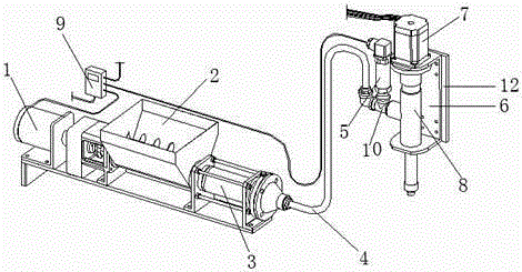 Three-dimensional printing machine fluid extrusion system and implement method thereof